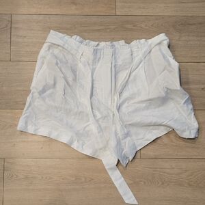 LOFT High Waist White Women's Shorts
